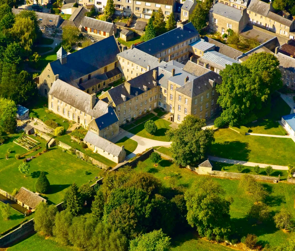 Abbey for a Christian spiritual retreat