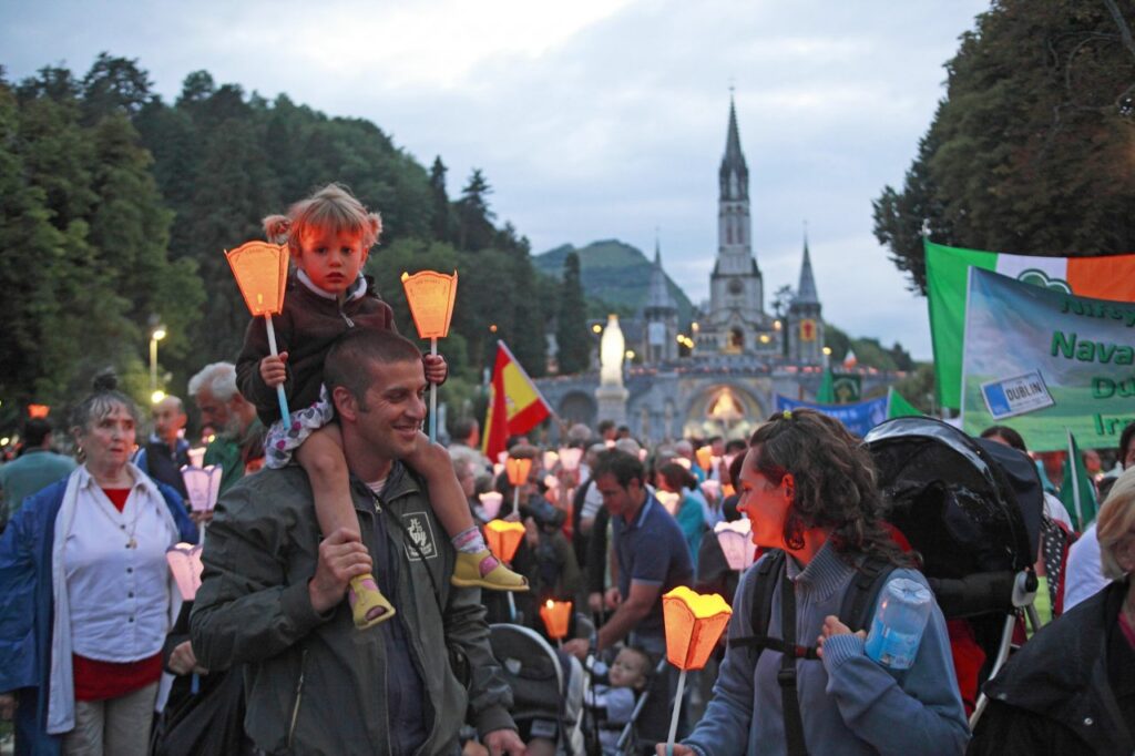 Family trip to Lourdes