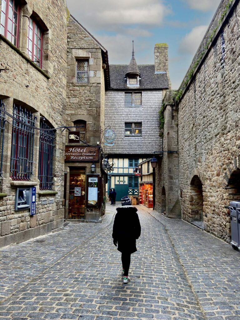 Grande rue du Mont Saint Michel