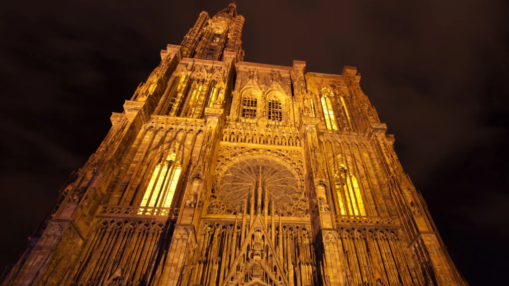 Strasbourg Cathedral by Night