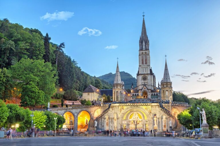 Lourdes Sanctuary lights