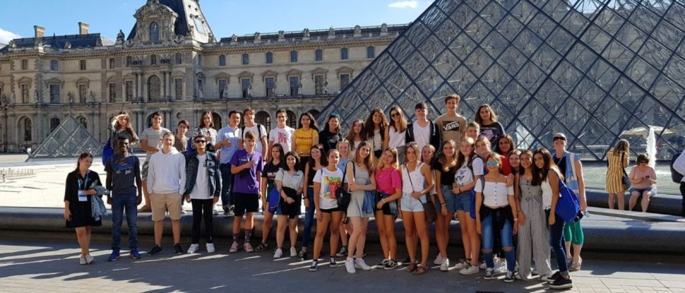 School trip to the Louvre Museum