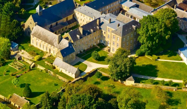 Abbey for a Christian spiritual retreat