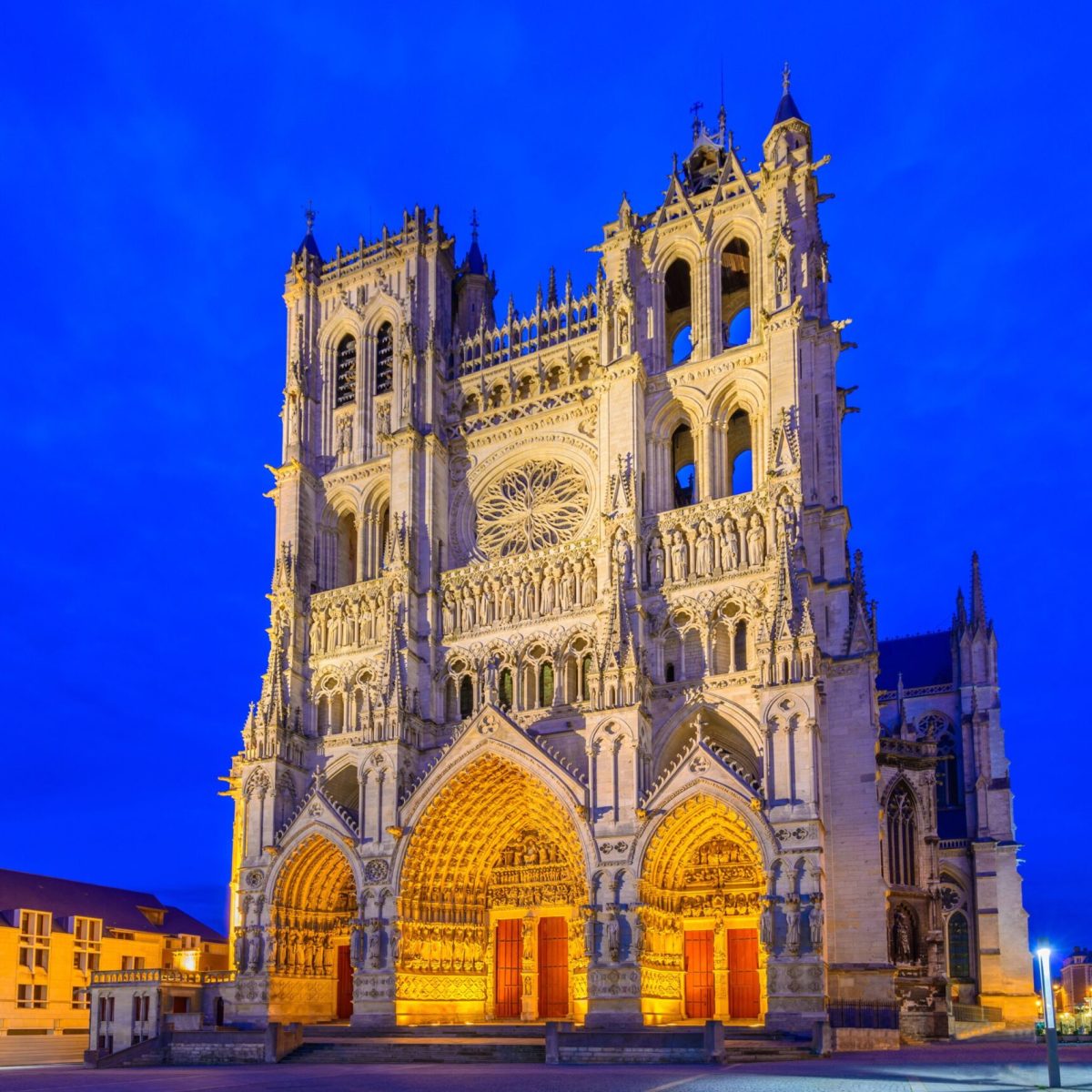 Amiens Cathedral by Night