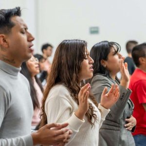 Sunday worship service