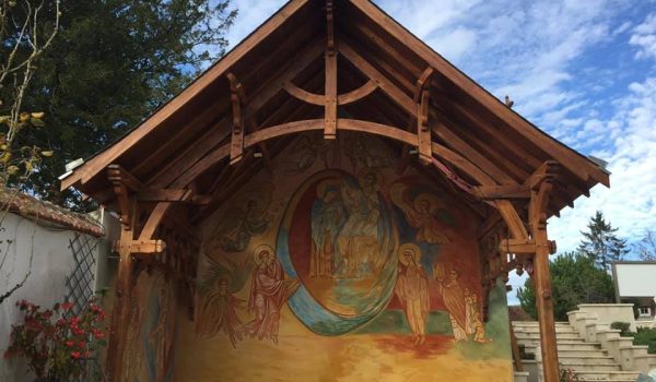 Fresque au sanctuaire de Pellevoisin