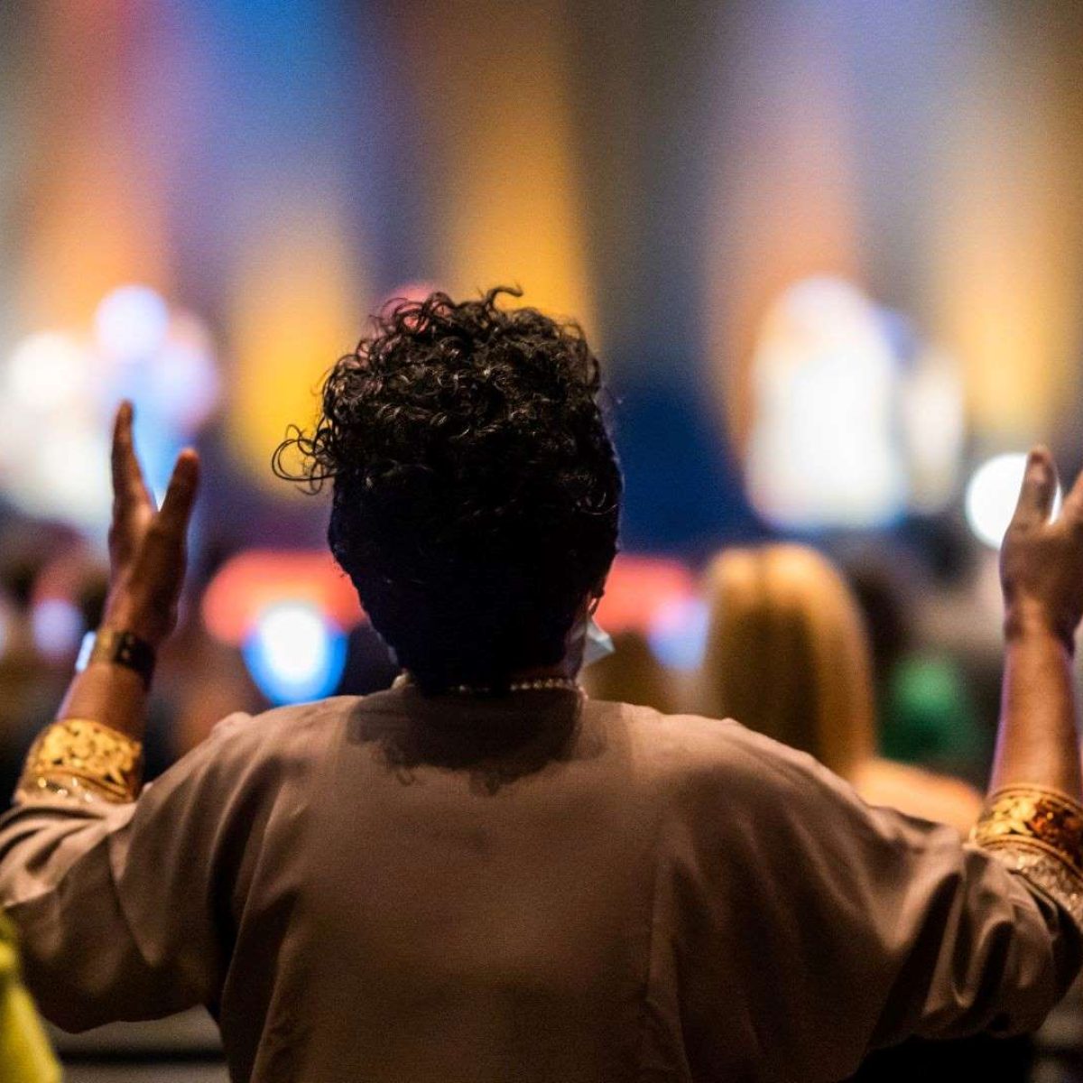 Praise night in church