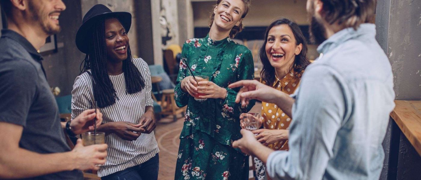 Group of friends on a Christian trip