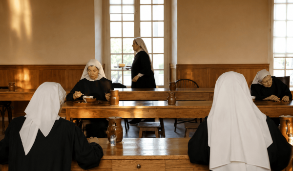 Repas en Monastère