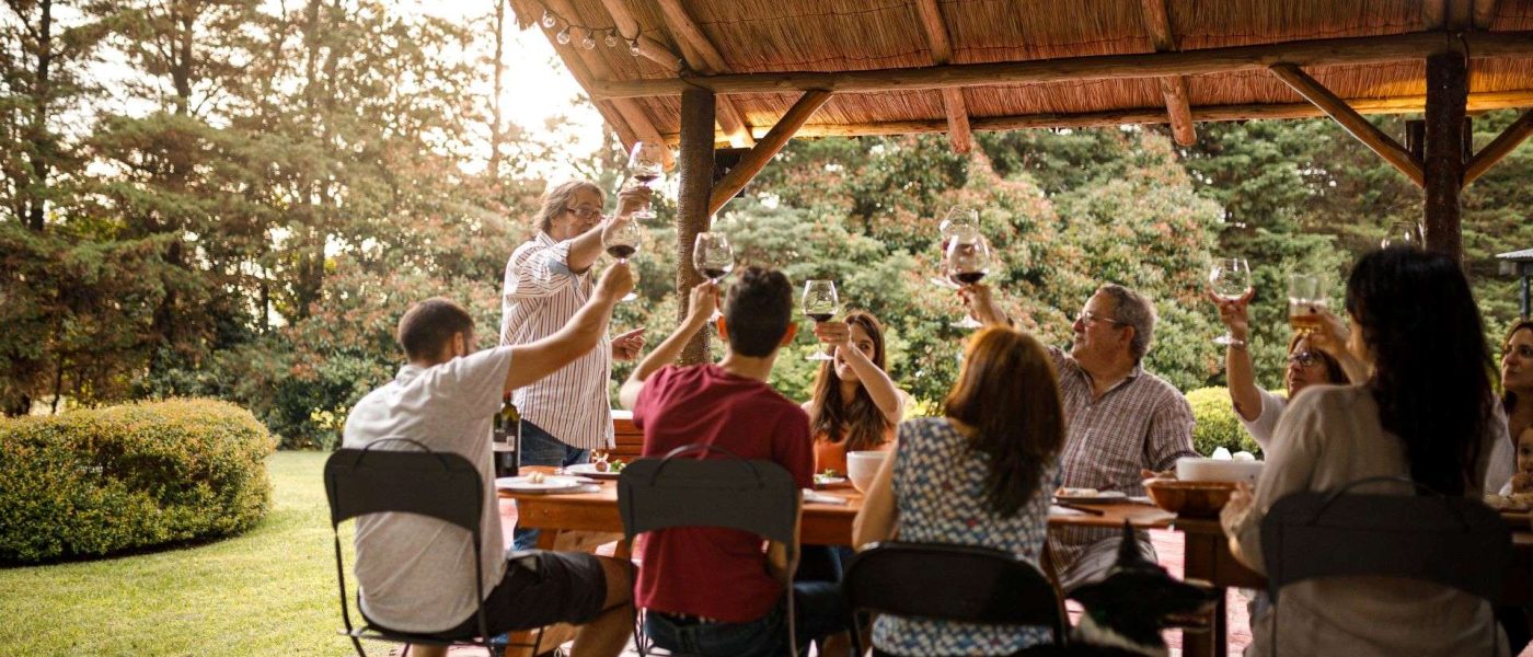 Shared meal with a Christian group