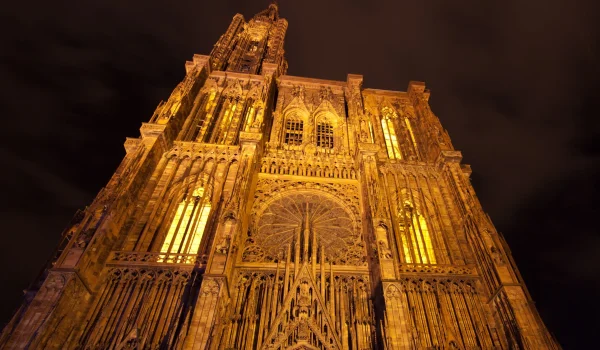 Strasbourg Cathedral by Night
