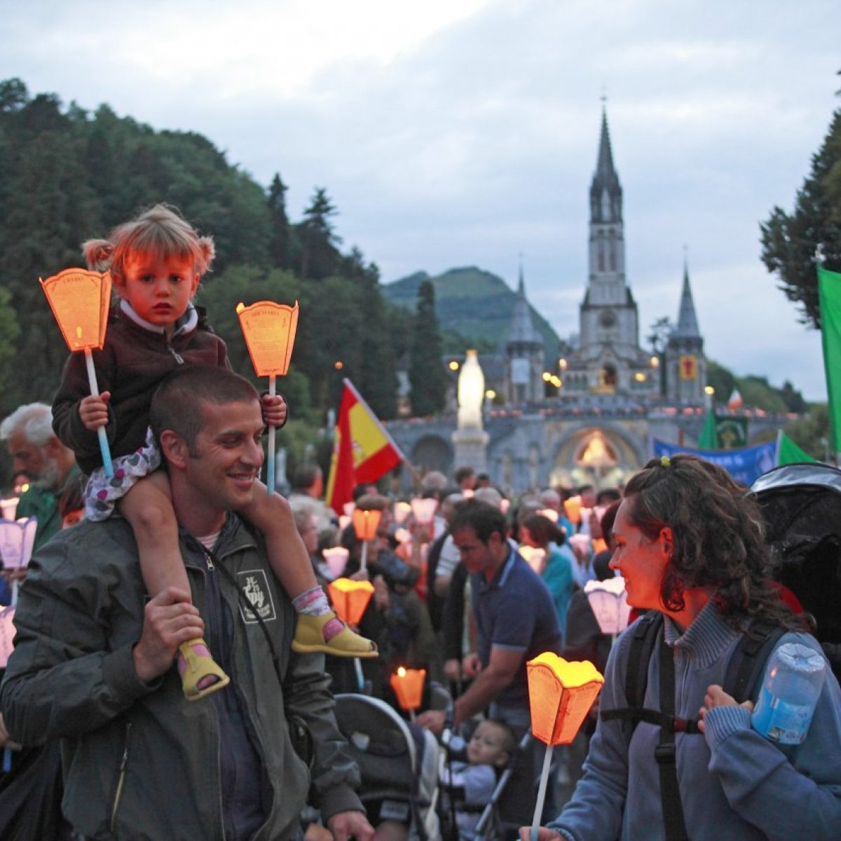 Family trip to Lourdes